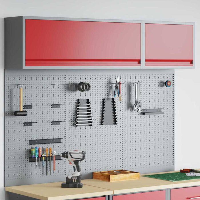 Set dulap de unelte 5 buc. Roșu Oțel vopsit electrostatic WALTI