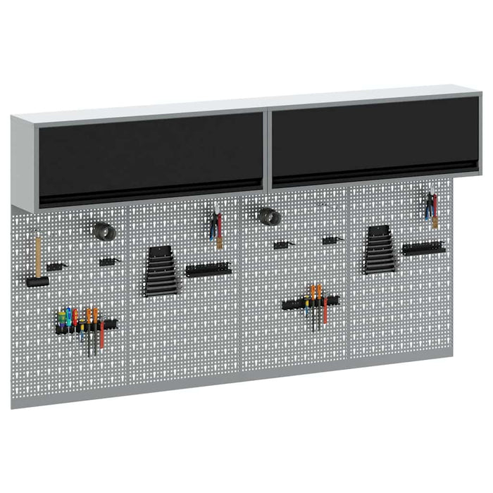 Set dulap de unelte 6 pcs Negru Oțel vopsit electrostatic - WALTI WALTI