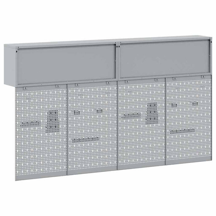 Set dulap de unelte 6 pcs Roșu Oțel vopsit electrostatic - WALTI WALTI