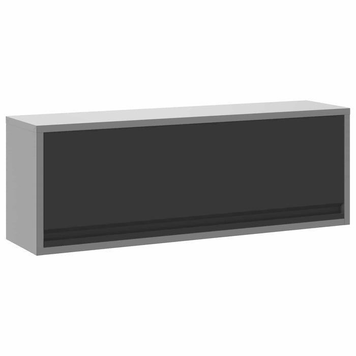 Set de dulapuri de lucru cu depozitare Manual 10 pcs Negru - WALTI WALTI