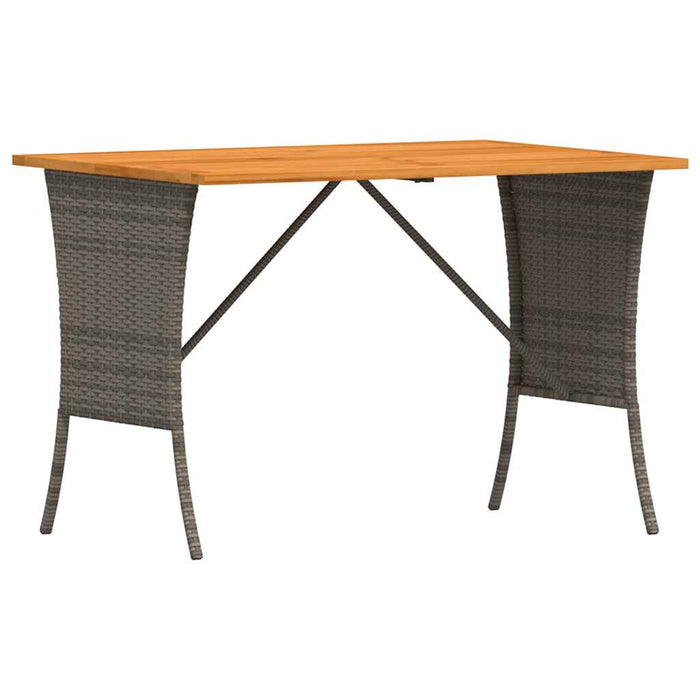 Set mobilier de grădină cu perne, 4 piese, gri, poliratan - WALTI WALTI