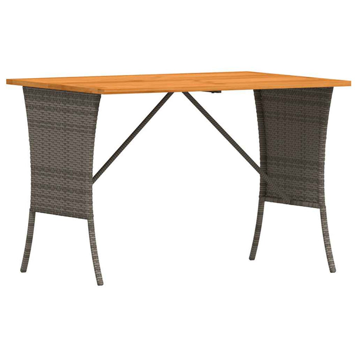 Set mobilier de grădină cu perne, 3 piese, gri, poliratan - WALTI WALTI