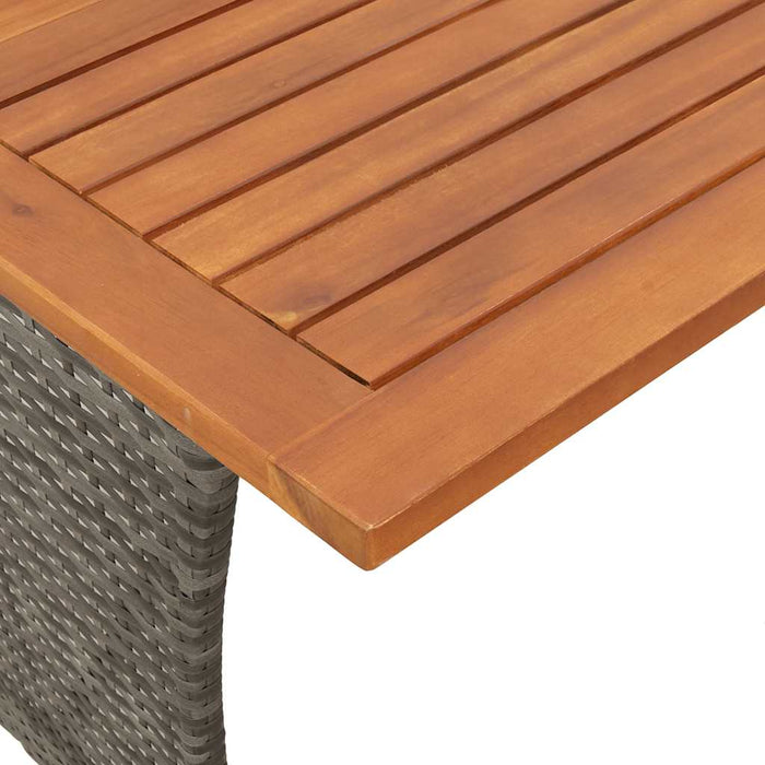 Set mobilier de grădină cu perne, 3 piese, gri, poliratan - WALTI WALTI