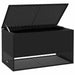 Cutie de perne de exterior Negru 100x55x55,5 cm Poly Rattan - WALTI WALTI
