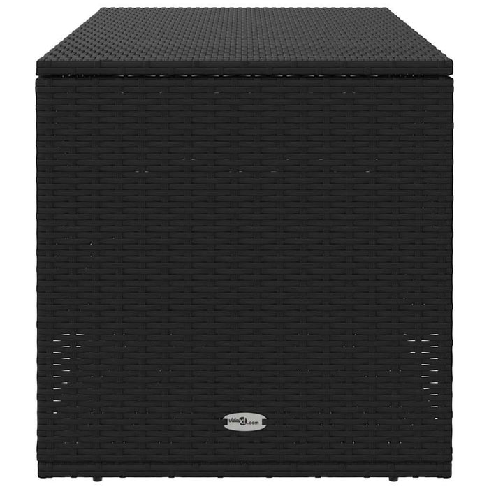 Cutie de perne de exterior Negru 100x55x55,5 cm Poly Rattan - WALTI WALTI