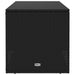 Cutie de perne de exterior Negru 100x55x55,5 cm Poly Rattan - WALTI WALTI