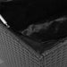 Cutie de perne de exterior Negru 100x55x55,5 cm Poly Rattan - WALTI WALTI