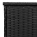 Cutie de perne de exterior Negru 100x55x55,5 cm Poly Rattan - WALTI WALTI