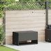 Cutie de perne de exterior Negru 100x55x55,5 cm Poly Rattan - WALTI WALTI