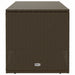 Cutie de perne de exterior maro 100x55x55,5 cm Poly Rattan - WALTI WALTI