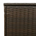 Cutie de perne de exterior maro 100x55x55,5 cm Poly Rattan - WALTI WALTI