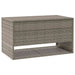 Cutie de perne de exterior gri 100x55x55,5 cm Poly Rattan - WALTI WALTI