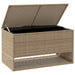 Cutie de perne de exterior Bej 100x55x55,5 cm Poly Rattan - WALTI WALTI