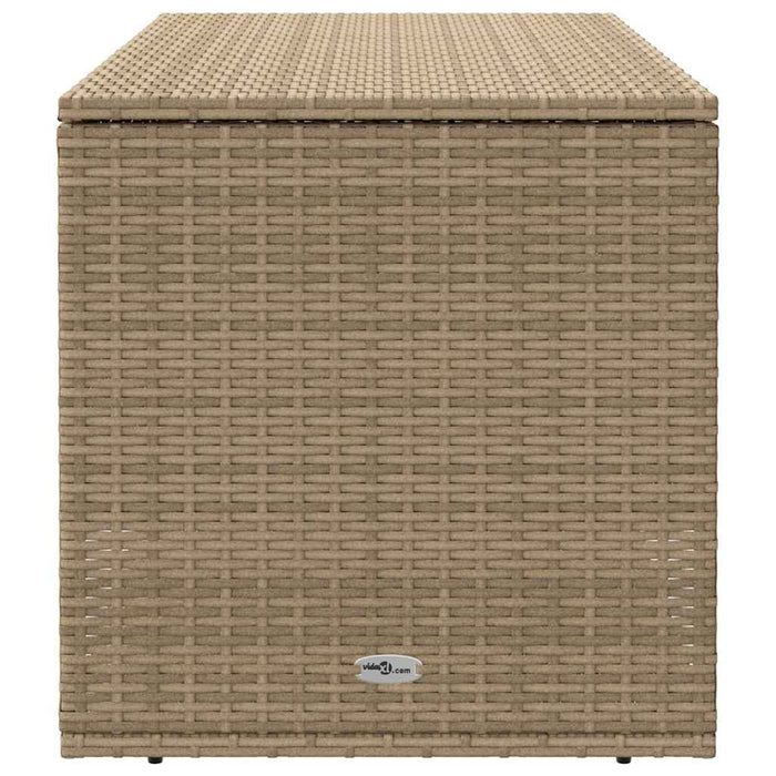 Cutie de perne de exterior Bej 100x55x55,5 cm Poly Rattan - WALTI WALTI