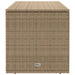 Cutie de perne de exterior Bej 100x55x55,5 cm Poly Rattan - WALTI WALTI