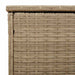 Cutie de perne de exterior Bej 100x55x55,5 cm Poly Rattan - WALTI WALTI