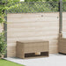 Cutie de perne de exterior Bej 100x55x55,5 cm Poly Rattan - WALTI WALTI