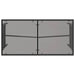 Set mobilier de grădină cu perne, 3 piese, negru, poliratan - WALTI WALTI