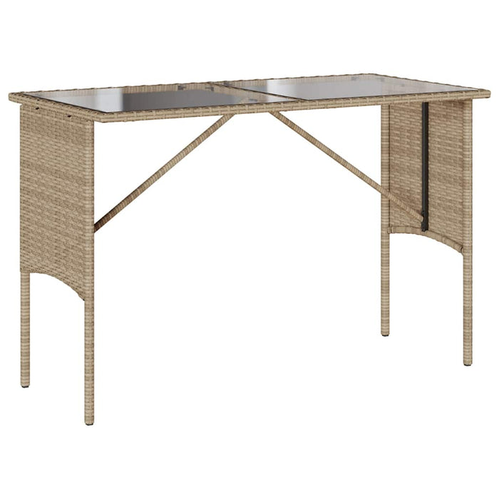 Set mobilier de grădină cu perne, 3 piese, bej, poliratan - WALTI WALTI