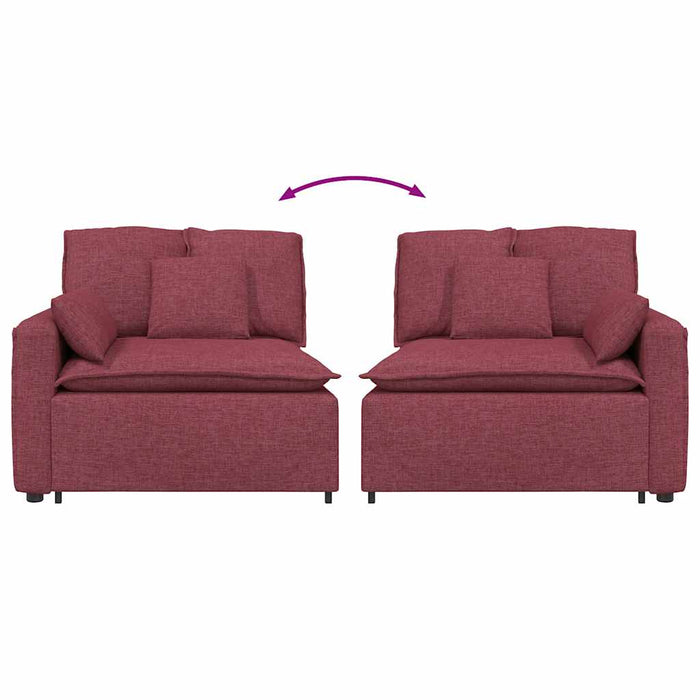 Modul modular de capăt pentru cotieră canapea cu perne 100 cm - WALTI WALTI