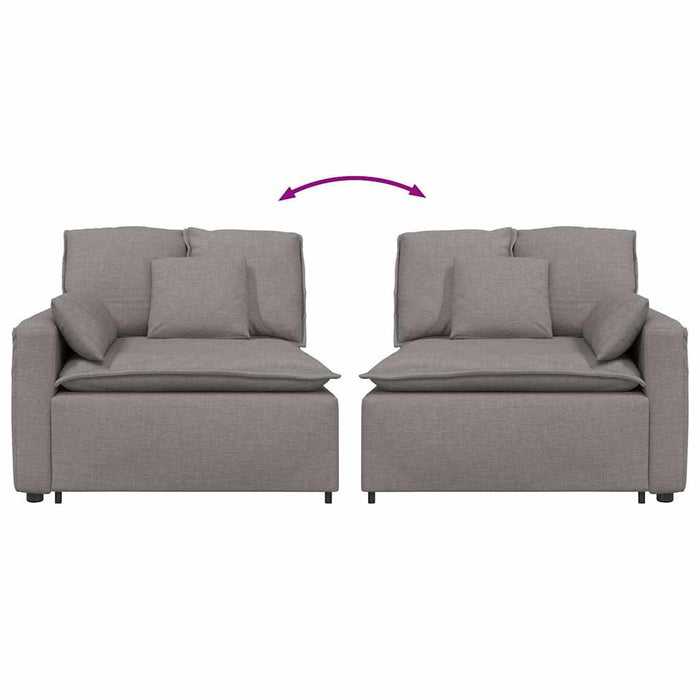 Modul modular de capăt pentru cotieră canapea cu perne 100 cm - WALTI WALTI