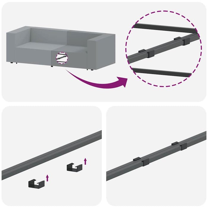 Modul modular de capăt pentru cotieră canapea cu perne 100 cm - WALTI WALTI