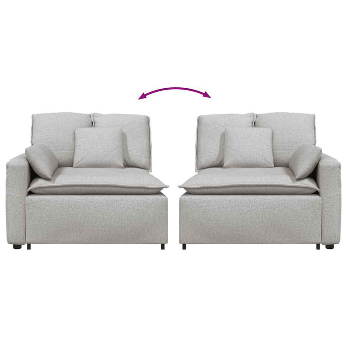 Modul modular de capăt pentru cotieră canapea cu perne 100 cm - WALTI WALTI
