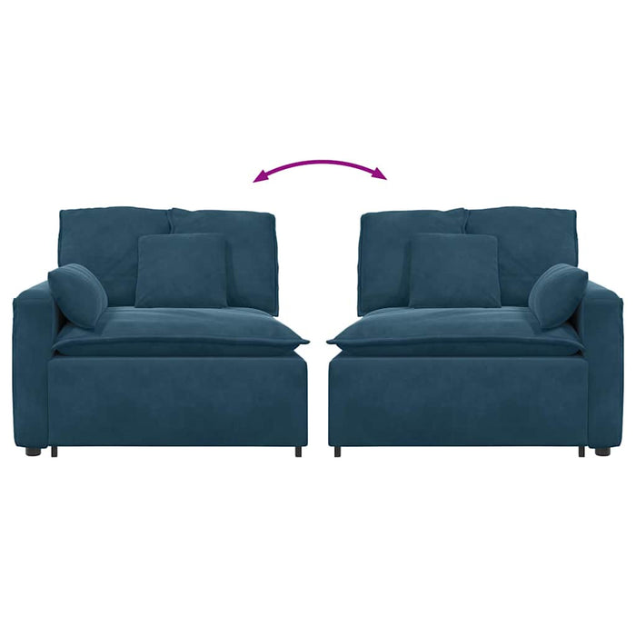 Modul modular de capăt pentru cotieră canapea cu perne 100 cm - WALTI WALTI