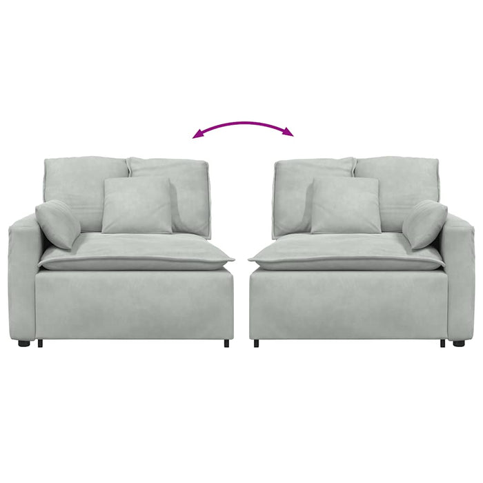 Modul modular de capăt pentru cotieră canapea cu perne 100 cm - WALTI WALTI