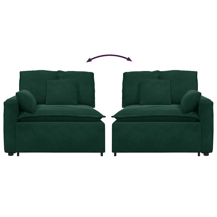 Modul modular de capăt pentru cotieră canapea cu perne 100 cm - WALTI WALTI