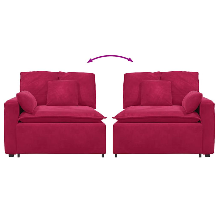 Modul modular de capăt pentru cotieră canapea cu perne 100 cm - WALTI WALTI