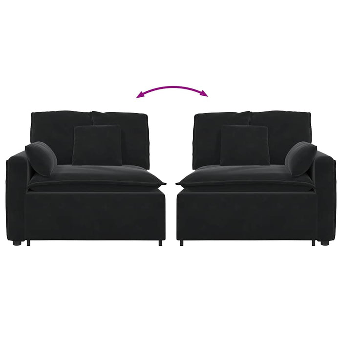 Modul modular de capăt pentru cotieră canapea cu perne 100 cm - WALTI WALTI