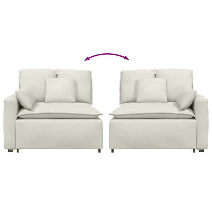 Modul modular de capăt pentru cotieră canapea cu perne 100 cm - WALTI WALTI