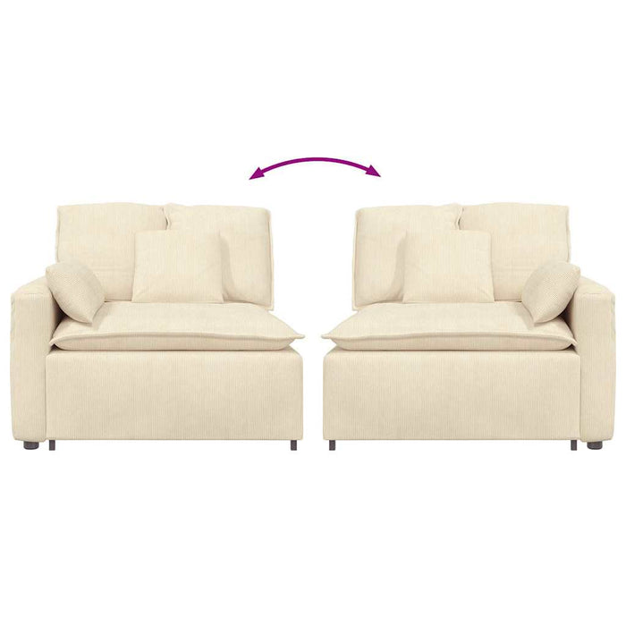 Modul modular de capăt pentru cotieră canapea cu perne 100 cm - WALTI WALTI