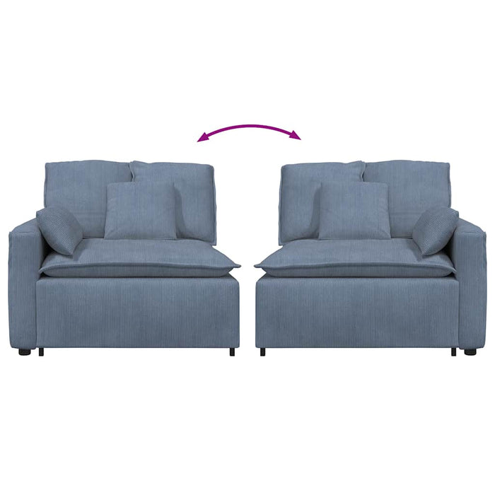 Modul modular de capăt pentru cotieră canapea cu perne 100 cm - WALTI WALTI