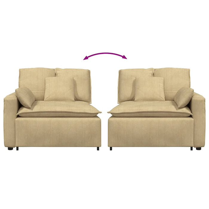Modul modular de capăt pentru cotieră canapea cu perne 100 cm - WALTI WALTI