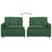 Modul modular de capăt pentru cotieră canapea cu perne verde închis 100 cm - WALTI WALTI