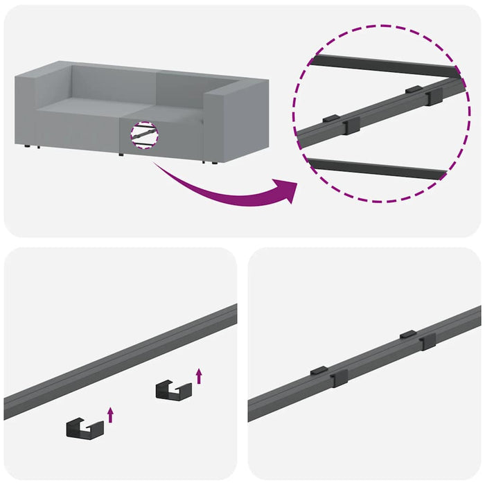Modul modular de capăt pentru cotieră canapea cu perne 100 cm - WALTI WALTI