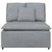 Modul central canapea modulară cu perne, gri deschis, 100 cm - WALTI WALTI