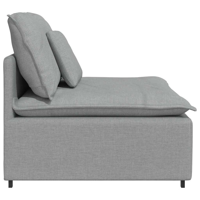 Modul central canapea modulară cu perne, gri deschis, 100 cm - WALTI WALTI