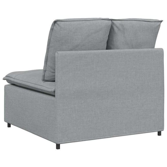 Modul central canapea modulară cu perne, gri deschis, 100 cm - WALTI WALTI