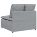 Modul central canapea modulară cu perne, gri deschis, 100 cm - WALTI WALTI