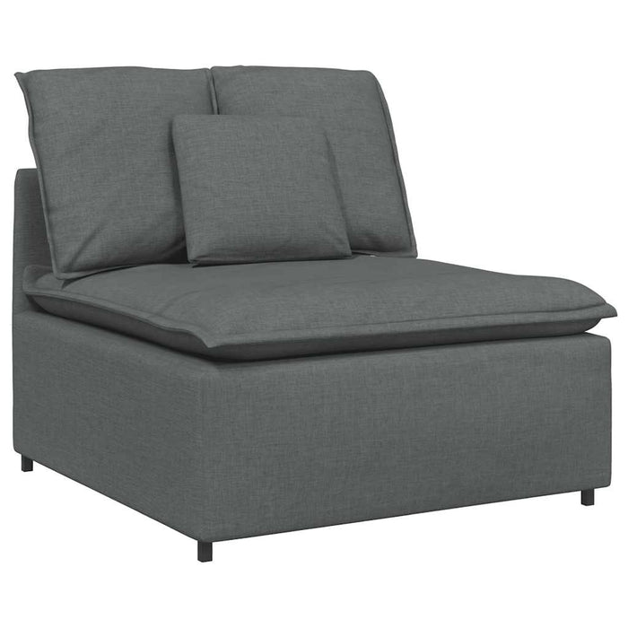 Modul central canapea modulară cu perne gri închis 100 cm - WALTI WALTI