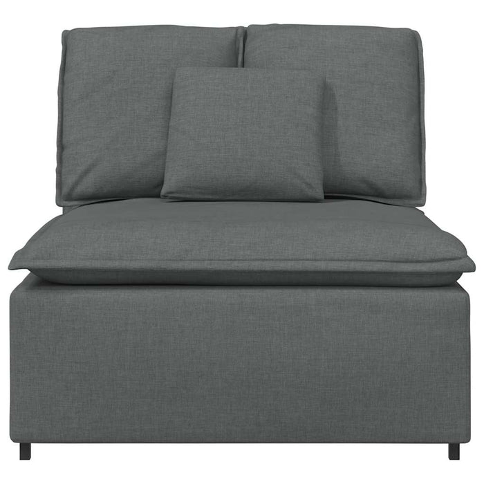 Modul central canapea modulară cu perne gri închis 100 cm - WALTI WALTI