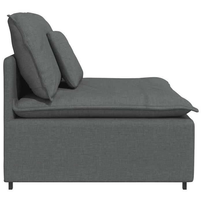 Modul central canapea modulară cu perne gri închis 100 cm - WALTI WALTI