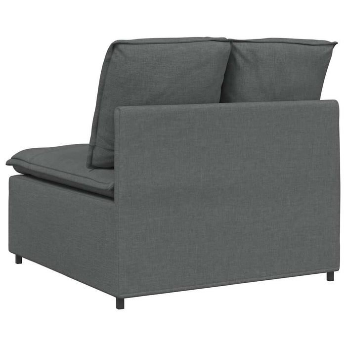 Modul central canapea modulară cu perne gri închis 100 cm - WALTI WALTI