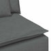 Modul central canapea modulară cu perne gri închis 100 cm - WALTI WALTI
