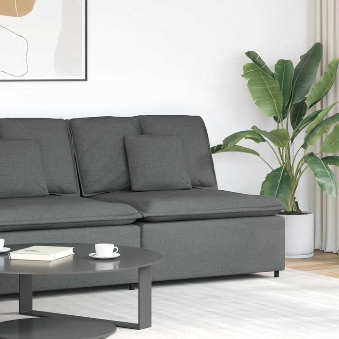 Modul central canapea modulară cu perne gri închis 100 cm - WALTI WALTI