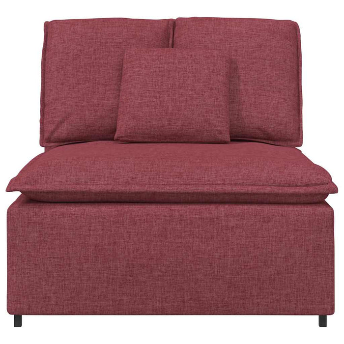 Modul central canapea modulară cu perne, roșu vin, 100 cm - WALTI WALTI