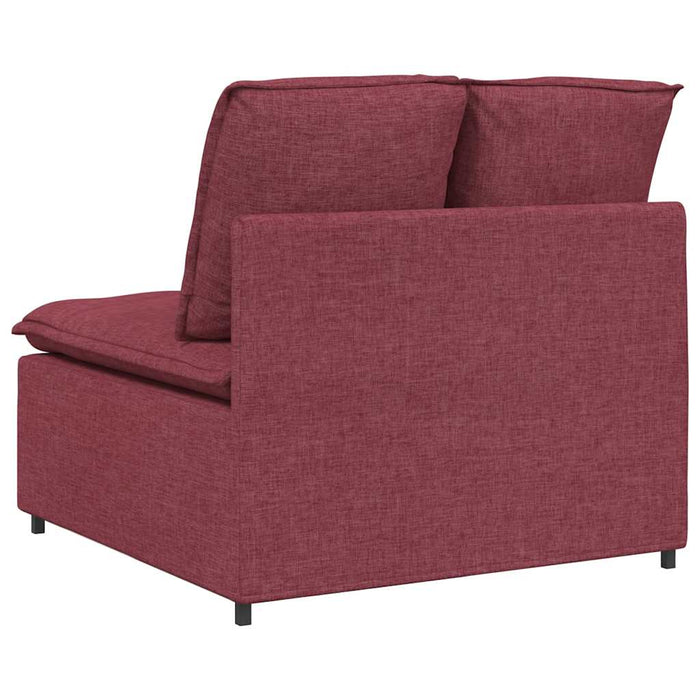 Modul central canapea modulară cu perne, roșu vin, 100 cm - WALTI WALTI